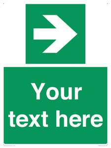 Custom Arrow Right Sign